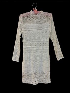 A High-Neck Long-Sleeved Unique Dress for that Special Occasion